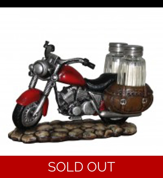 Classic Motorcycle Salt & Pepper Shaker Set